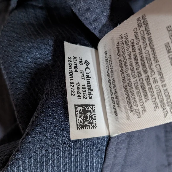 Columbia Omni Wick Cargo Shorts Womens 2 10L Blue Nylon Outdoor Hiking Casual - Picture 7 of 8